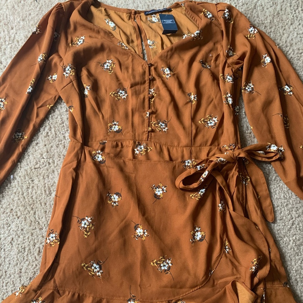 Brown Mini Dress
